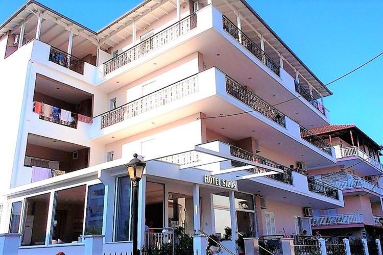 Siros Hotel Leptokaryá Eksteriør billede